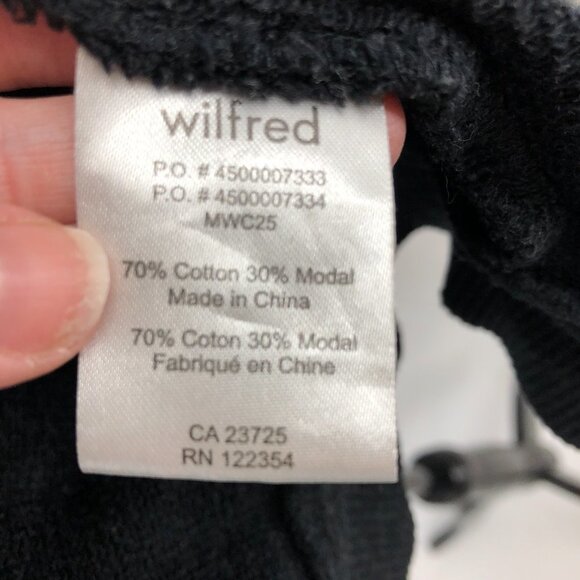 Wilfred Aritzia charcoal  grey Rousseau cocoon hooded cardigan zipper pockets - Picture 7 of 16